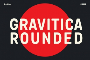 Gravitica Rounded Font Font Download