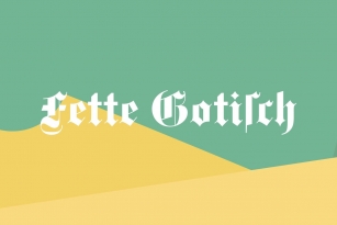 Fette Gotisch Font Font Download