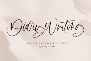 Diary Writing Font Font Download