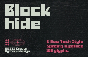 Blockhide Font Font Download