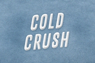 Cold Crush Font Font Download