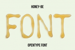 Honey-Be SVG Font Font Download