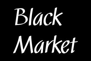 Black Market Font Font Download