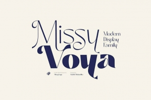 Missy Voya Font Font Download