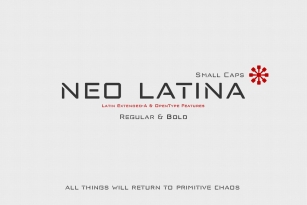 Neo Latina Font Font Download