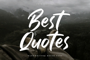 Best Quotes Font Font Download