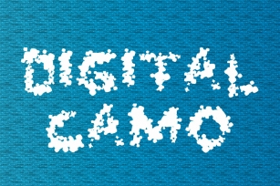 Digital Camo Font Font Download