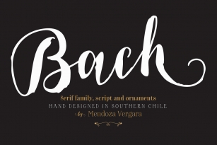 Bach Font Font Download