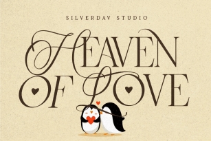 Heaven Of Love Font Font Download