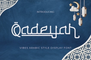 Qadeyah - Arabic Style Font Download