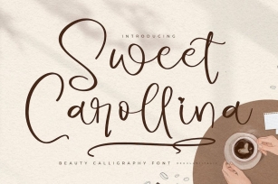 Sweet Carollina Calligraphy Font Font Download