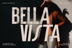 Bella Vista SVG Font Font Download