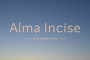 Alma Incise Font Font Download
