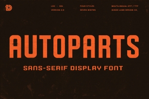 Autoparts Font Font Download