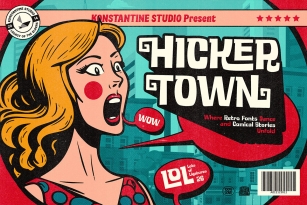 Hickertown Font Font Download