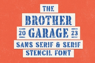 Brother Garage Font Font Download