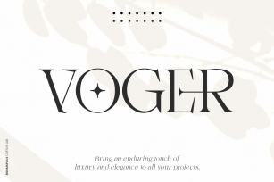 Voger Font Font Download