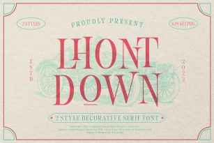 Lhont Down Font Font Download