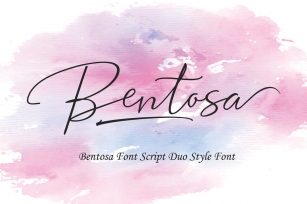 Bentosa Script Font Font Download