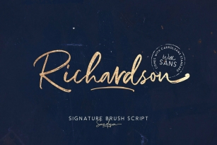 Richardson Font Font Download