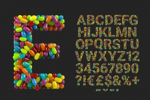 Jelly Beans SVG Font Font Download