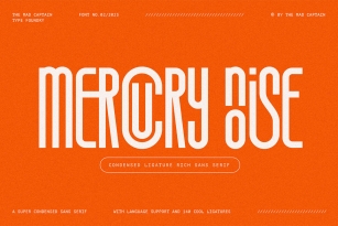 Mercury Noise Font Font Download