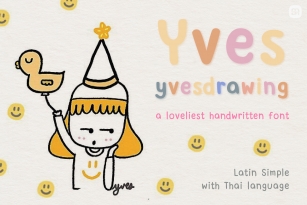 Yves_yvesdrawing Font Font Download