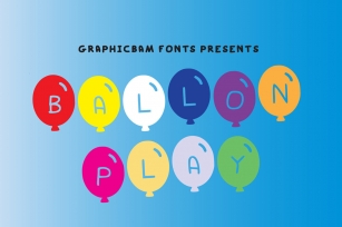 Balloon Play Font Font Download