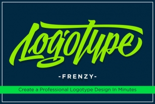 Logotype Frenzy Font Font Download