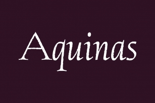 Aquinas Font Font Download