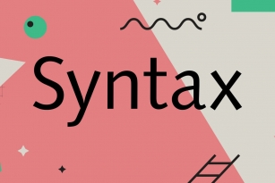 Syntax Font Font Download