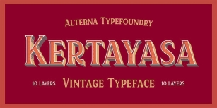Kertayasa Typeface Font Font Download