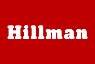 Hillman Font Font Download