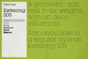 Kettering 205 Font Font Download