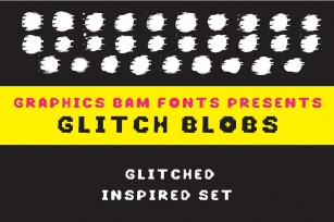 Glitch Blobs Font Font Download
