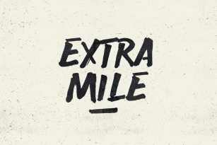 Extra Mile Font Font Download