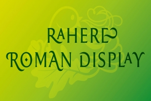 Rahere Roman Font Font Download