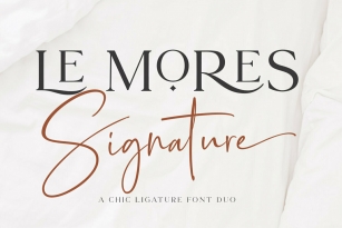 Le Mores Collection Duo Font Download