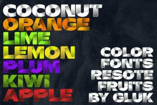 ResotE-Fruits Color Font Font Download