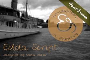 Edda Script Font Font Download
