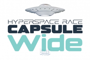 Hyperspace Race Capsule Wide Font Font Download
