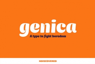 Genica Pro Font Font Download