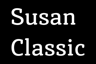 Susan Classic Font Font Download