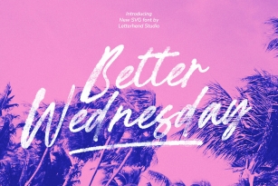 Better Wednesday Font Font Download