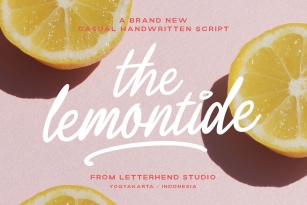 Lemontide Font Font Download