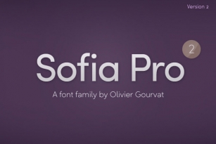 Sofia Pro Font Font Download