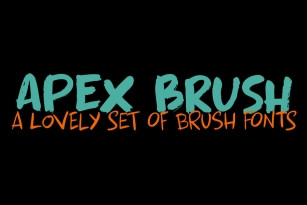 Apex Brush Font Font Download