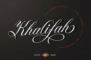 Khalifah Script Font Font Download