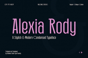 Alexia Rody Font Font Download