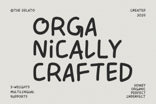 Organically Crafted Font Font Download